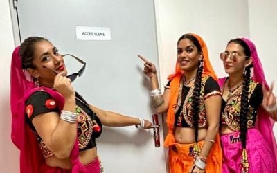 Derrière la scène chez Khulfi Malai danse Bollywood