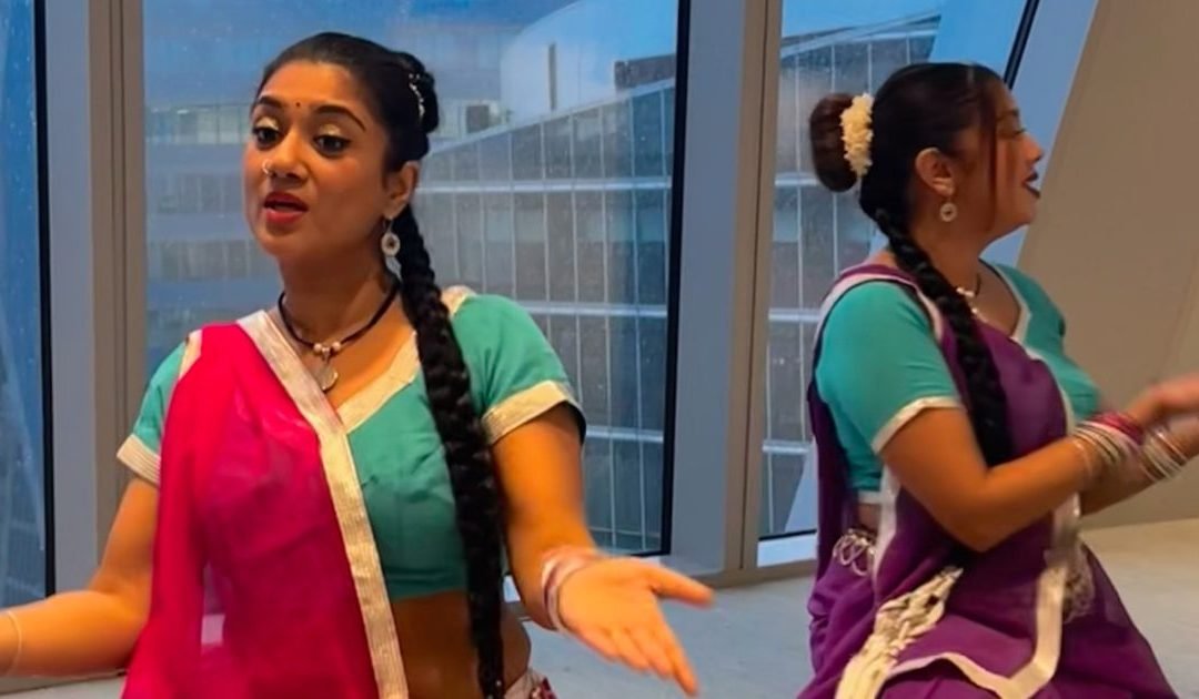 danseuse indienne à paris ou la narratrice bollywood dans les spectacles de danse indiennne
